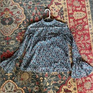 Multi Color Floral Blouse